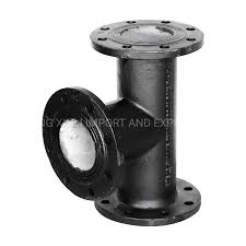 DI All Flanged Tee 45 dgree